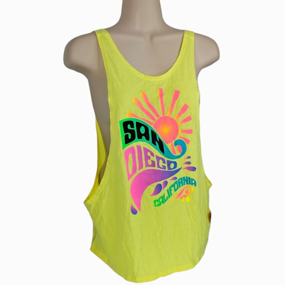 Miami Style San Diego Drop Arm Muscle Tank NWT